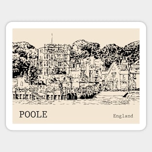 Poole England Sticker